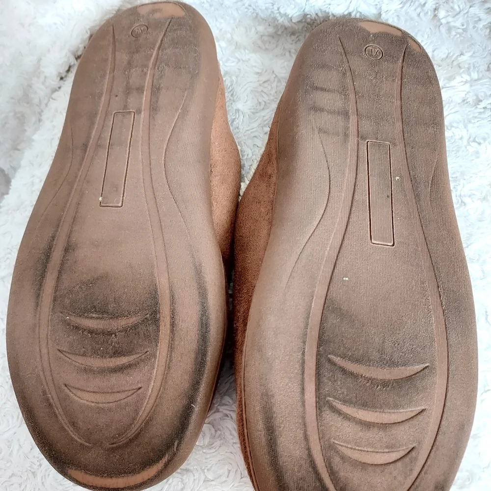 Sherpa lined Indoor Outdoor House shoes slippers XL Grandpacore Cabincore Winter